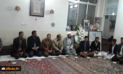 دیدار  مسئولین پردیسها و دانشجویان پردیس شهید مطهری از خانواده شهید خزاعی شهید مدافع حرم