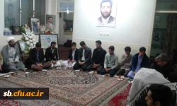 دیدار مسئولین پردیس ها و دانشجویان شهید مطهری  از خانواده شهید خزاعی شهید مدافع حرم