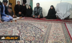دیدار مسئولین پردیس ها و دانشجویان شهید مطهری  از خانواده شهید خزاعی شهید مدافع حرم