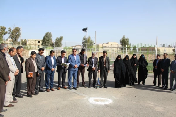 مراسم کلنگ زنی اولین خوابگاه متاهلین کشور در پردیس شهید مطهری زاهدان