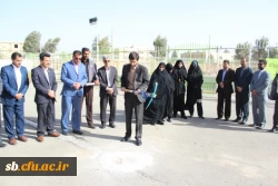 مراسم کلنگ زنی اولین خوابگاه متاهلین کشور در پردیس شهید مطهری زاهدان