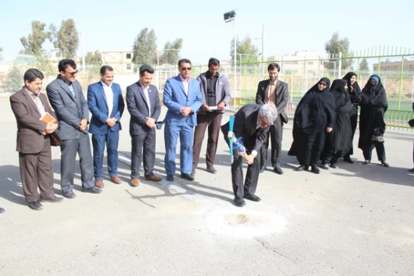 مراسم کلنگ زنی اولین خوابگاه متاهلین کشور در پردیس شهید مطهری زاهدان