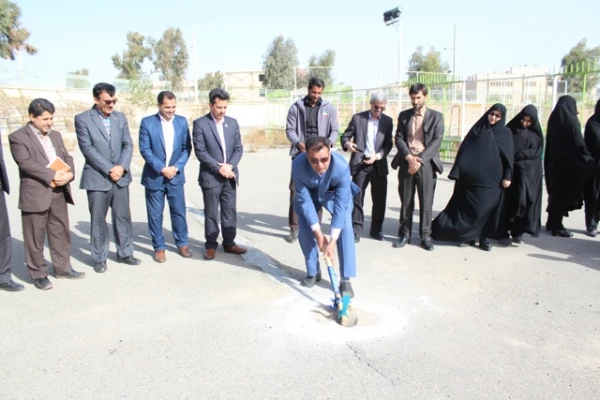 مراسم کلنگ زنی اولین خوابگاه متاهلین کشور در پردیس شهید مطهری زاهدان