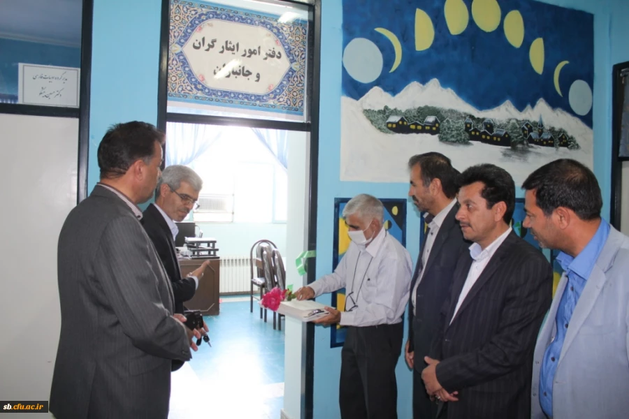 تجلیل از جانبازان پردیسهای دانشگاه فرهنگیان استان