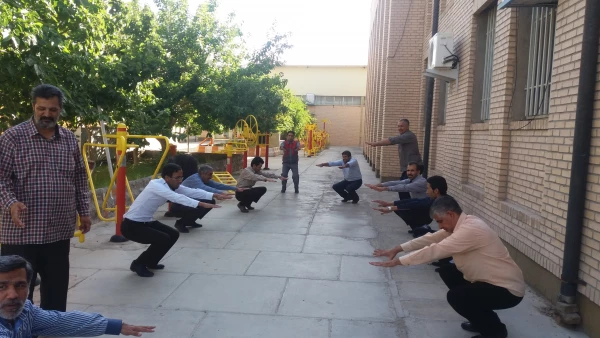 انجام فعالیتهای ورزشی کارکنان دانشگاه فرهنگیان استان