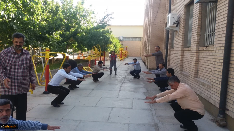 انجام فعالیتهای ورزشی کارکنان دانشگاه فرهنگیان استان