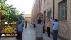 انجام فعالیتهای ورزشی کارکنان دانشگاه فرهنگیان استان