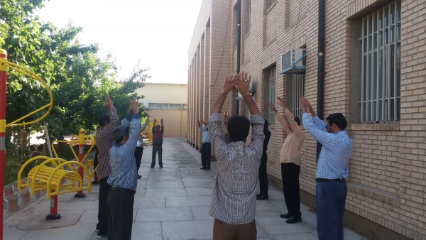 انجام فعالیتهای ورزشی کارکنان دانشگاه فرهنگیان استان