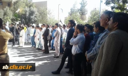 دانشجویان ، کارکنان واساتید دانشگاه فرهنگیان استان سیستان وبلوچستان با برگزاری تجمعی اظهارات اخیر رئیس جمهور آمریکا درباره ایران را محکوم کردند