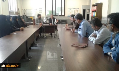 دیدار صمیمانه جناب آقای دکتر کاظمی مدیریت امور پردیسهای استانی با کارکنان مدیریت استانی وپردیسهای تابع