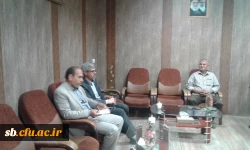 دیدار صمیمانه جناب آقای دکتر کاظمی مدیریت امور پردیسهای استانی با کارکنان مدیریت استانی وپردیسهای تابع