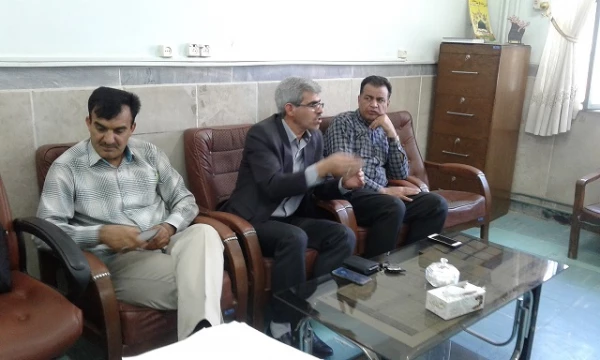 دیدار صمیمانه جناب آقای دکتر کاظمی مدیریت امور پردیسهای استانی با کارکنان مدیریت استانی وپردیسهای تابع