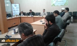 برگزاری مراسم تودیع ومعارفه روسای پردیسهای رسالت ومعارفه معاون اداری ومالی پردیس شهید مطهری زاهدان