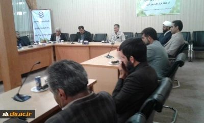 برگزاری مراسم تودیع سرکار خانم یدالله زاده  ومعارفه سرکار خانم سعیده سرگلزایی روسای پردیسهای رسالت ومعارفه آقای قائمی بعنوان  معاون اداری ومالی پردیس شهید مطهری زاهدان