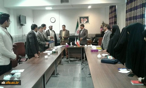 جلسه معارفه و تکریم معاونت هماهنگی دانشگاه  فرهنگیان استان سیستان وبلوچستان