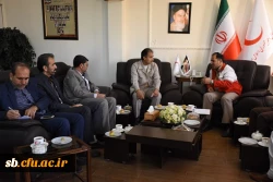 تفاهم نامه همکاری دانشگاه فرهنگیان  استان سیستان وبلوچستان با سازمان هلال احمر استان
