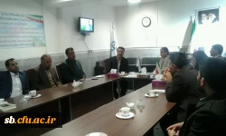 بازدید آقای مشهدی معاون مدیرکل برنامه ریزی خدمات ورفاه دانشجویی از پردیس های استان وجلسه جمع بندی برنامه ها در مدیریت استانی