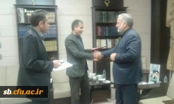 تقدیم ابلاغ ریاست هیات امنابه استاندار سیستان وبلوچستان جناب آقای مهندس موهبتی