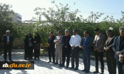 آیین تجدید میثاق با شهید گمنام درپردیس شهید مطهری برگزار شد