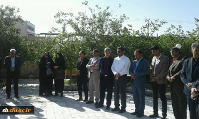 آیین تجدید میثاق با شهید گمنام درپردیس شهید مطهری برگزار شد