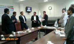 تفاهم نامه همکاری فی مابین اداره کل راه آهن جنوب شرق ودانشگاه فرهنگیان استان سیستان وبلوچستان