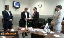 تفاهم نامه همکاری فی مابین اداره کل راه آهن جنوب شرق ودانشگاه فرهنگیان استان سیستان وبلوچستان