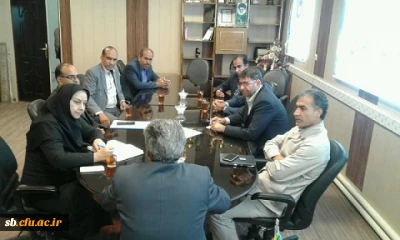 جلسه تفاهم نامه فی ما بین دانشگاه فرهنگیان استان سیستان وبلوچستان  با آموزشکده فنی شهید باهنر جهت بهره برداری از خوابگاه