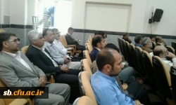 مراسم معارفه دکتر حسنعلی میرعبدی مدیرگروه معارف اسلامی دانشگاه فرهنگیان استان بعنوان رئیس دفتر نظارت و بازرسی بر انتخابات سیستان و بلوچستان در زاهدان برگزار شد.