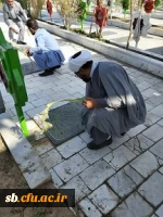 مراسم غبارروبی مزار شهدا و آیین بازگشایی دانشگاه فرهنگیان استان سیستان وبلوچستان