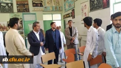 بازدید دکترانصاری راد معاونت دانشجویی ودکتر رمضان خانی مشاورپارلمانی دانشگاه فرهنگیان از دانشگاه فرهنگیان سیستان وبلوچستان
