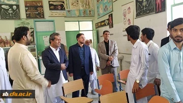بازدید دکترانصاری راد معاونت دانشجویی ودکتر رمضان خانی مشاورپارلمانی دانشگاه فرهنگیان از دانشگاه فرهنگیان سیستان وبلوچستان