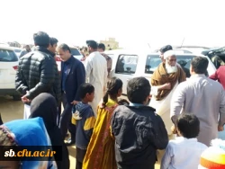 حمایت مقتدرانه دانشگاه فرهنگیان سیستان و بلوچستان  در جهت  کمک به سیل زدگان