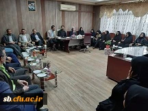 مراسم تکریم ومعارفه ی سرپرست پردیس دخترانه رسالت زاهدان برگزارشد