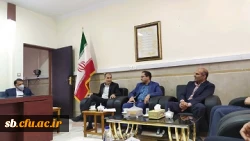 دیدار مدیریت دانشگاه فرهنگیان استان سیستان وبلوچستان با مدیر کل آموزش و پرورش استان