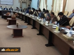 حضور مدیردانشگاه فرهنگیان استان سیستان وبلوچستان در جلسه شورای آموزش وپرورش استان 