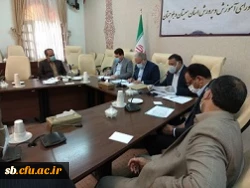 حضور مدیردانشگاه فرهنگیان استان سیستان وبلوچستان در جلسه شورای آموزش وپرورش استان 