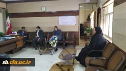 دیدار حضوری معاون دانشگاه فرهنگیان استان بابت انتصاب معاون مدیرکل آموزش و پرورش استان