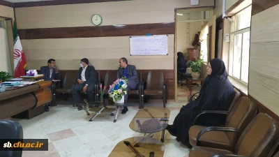 دیدار حضوری معاون دانشگاه فرهنگیان استان بابت انتصاب معاون پرورشی اداره کل آموزش و پرورش استان سیستان وبلوچستان