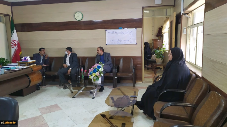 دیدار حضوری معاون دانشگاه فرهنگیان استان بابت انتصاب معاون مدیرکل آموزش و پرورش استان