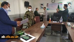 سرهنگ پاسدار لطیفی جانشین اقشار بسیج سپاه استان بزرگداشت مقام معلم  رابه کارکنان دانشگاه فرهنگیان سیستان وبلوچستان تبریک گفت