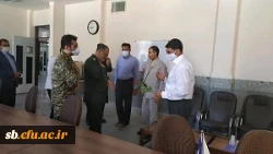 سرهنگ پاسدار لطیفی جانشین اقشار بسیج سپاه استان بزرگداشت مقام معلم  رابه کارکنان دانشگاه فرهنگیان سیستان وبلوچستان تبریک گفت