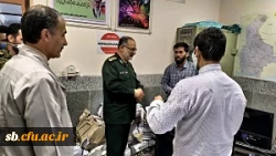 سرهنگ پاسدار لطیفی جانشین اقشار بسیج سپاه استان بزرگداشت مقام معلم  رابه کارکنان دانشگاه فرهنگیان سیستان وبلوچستان تبریک گفت