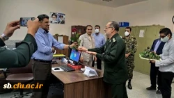 سرهنگ پاسدار لطیفی جانشین اقشار بسیج سپاه استان بزرگداشت مقام معلم  رابه کارکنان دانشگاه فرهنگیان سیستان وبلوچستان تبریک گفت