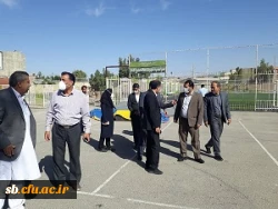 بازدید مدیرکل نوسازی وتجهیزمدارس ومعاون مدیرکل آموزش وپرورش استان از پروژه پردیس شهید مطهری