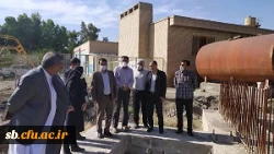 بازدید مدیرکل نوسازی وتجهیزمدارس ومعاون مدیرکل آموزش وپرورش استان از پروژه پردیس شهید مطهری