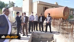 بازدید مدیرکل نوسازی وتجهیزمدارس ومعاون مدیرکل آموزش وپرورش استان از پروژه پردیس شهید مطهری