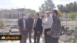 بازدید مدیرکل نوسازی وتجهیزمدارس ومعاون مدیرکل آموزش وپرورش استان از پروژه پردیس شهید مطهری