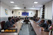 دیدار مدیر شعب بانک ملت استان سیستان وبلوچستان با مدیر دانشگاه فرهنگیان استان