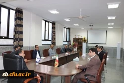 دیدار مدیر شعب بانک ملت استان سیستان وبلوچستان با مدیر دانشگاه فرهنگیان استان