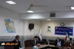 دیدار مدیر شعب بانک ملت استان سیستان وبلوچستان با مدیر دانشگاه فرهنگیان استان